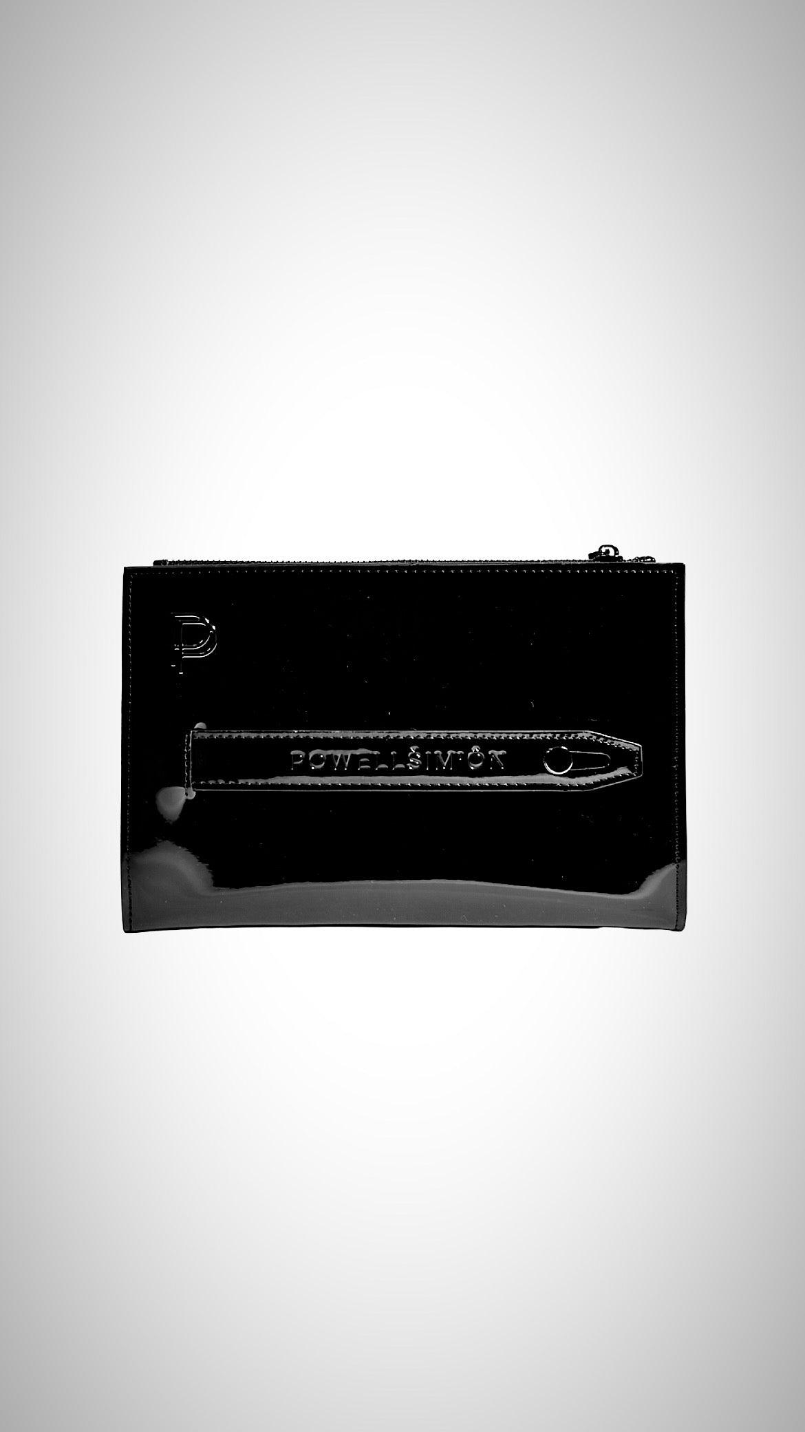 CARMEN CLUTCH PATENT BLACK