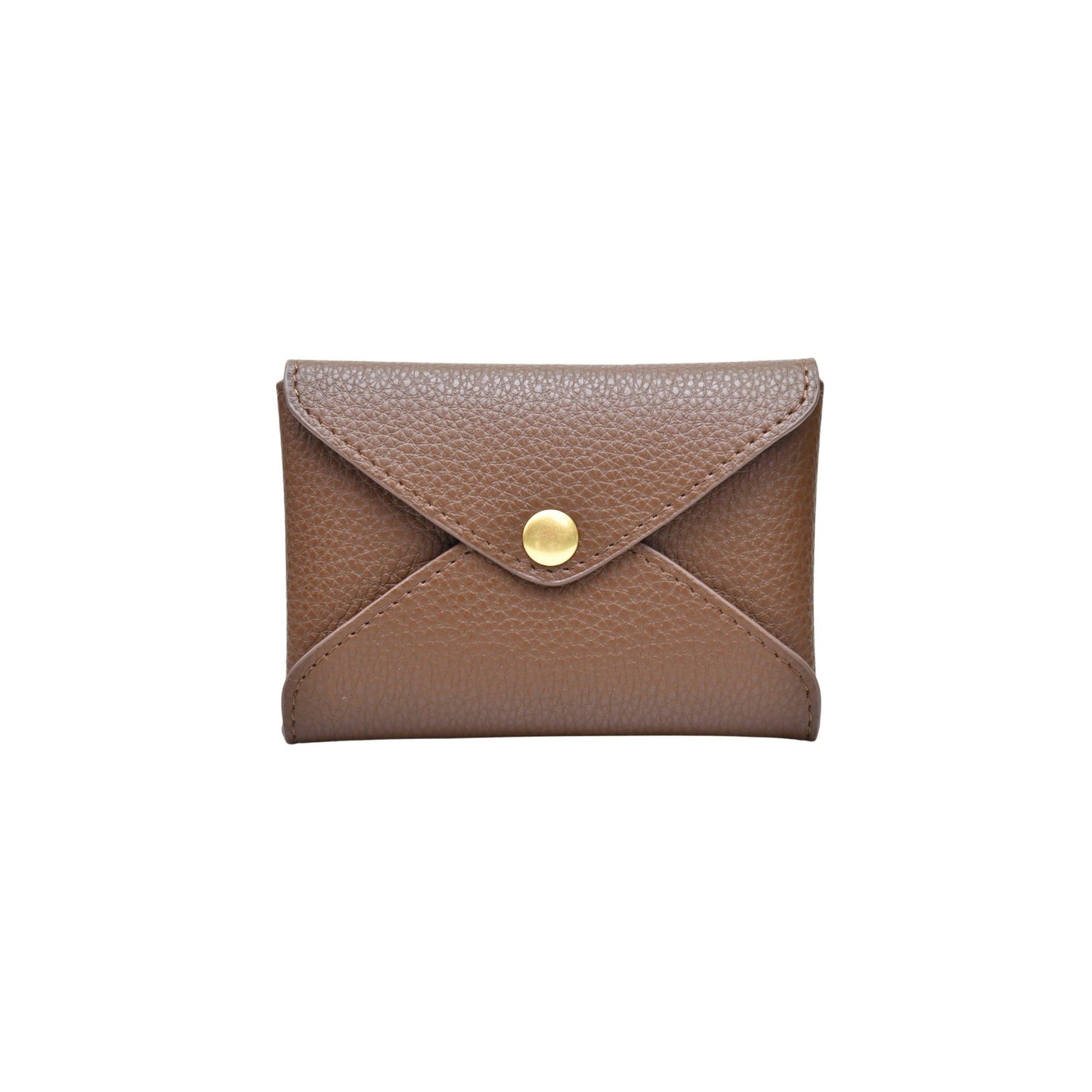 CARD HOLDER PEBBLE BROWN